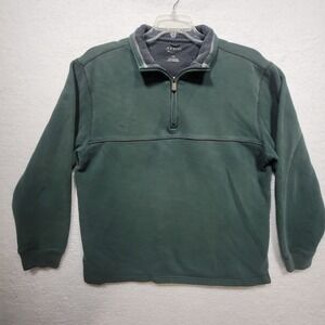 Arrow Classic-Fit Fleece Quarter-Zip Pullover Sweatshirt Grey